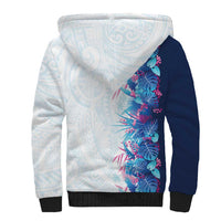 Hawaii Tropical Plant UliUli Sherpa Hoodie Vibrant Polynesian Pattern LT01 - Polynesian Pride