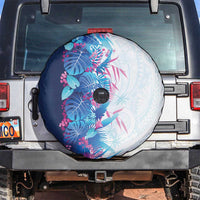 Hawaii Tropical Plant UliUli Spare Tire Cover Vibrant Polynesian Pattern LT01 Blue - Polynesian Pride