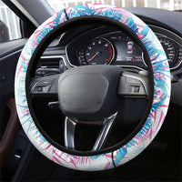 Hawaii Tropical Plant UliUli Steering Wheel Cover Vibrant Polynesian Pattern LT01 - Polynesian Pride
