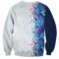 Hawaii Tropical Plant UliUli Sweatshirt Vibrant Polynesian Pattern LT01 - Polynesian Pride