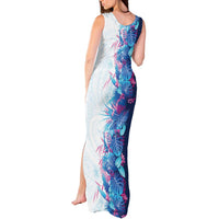 Hawaii Tropical Plant UliUli Tank Maxi Dress Vibrant Polynesian Pattern LT01 - Polynesian Pride