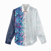 Hawaii Tropical Plant UliUli Women Casual Shirt Vibrant Polynesian Pattern LT01 - Polynesian Pride