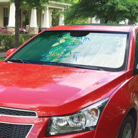 Hawaii Tropical Plant Omaomao Auto Sun Shade Vibrant Polynesian Pattern LT01 - Polynesian Pride
