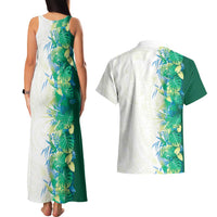 Hawaii Tropical Plant Omaomao Couples Matching Tank Maxi Dress and Hawaiian Shirt Vibrant Polynesian Pattern LT01 - Polynesian Pride