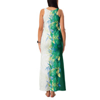 Hawaii Tropical Plant Omaomao Family Matching Tank Maxi Dress and Hawaiian Shirt Vibrant Polynesian Pattern