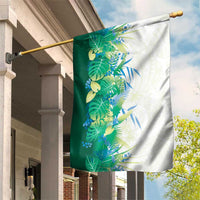 Hawaii Tropical Plant Omaomao Garden Flag Vibrant Polynesian Pattern LT01 House Flag Green - Polynesian Pride