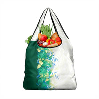 Hawaii Tropical Plant Omaomao Grocery Bag Vibrant Polynesian Pattern LT01 1-pack One Size Green - Polynesian Pride