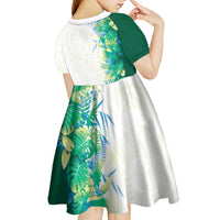 Hawaii Tropical Plant Omaomao Kid Short Sleeve Dress Vibrant Polynesian Pattern LT01 - Polynesian Pride