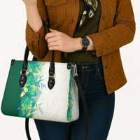 Hawaii Tropical Plant Omaomao Leather Bag Vibrant Polynesian Pattern LT01 - Polynesian Pride