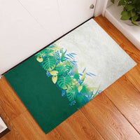 Hawaii Tropical Plant Omaomao Rubber Doormat Vibrant Polynesian Pattern LT01 - Polynesian Pride