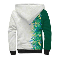 Hawaii Tropical Plant Omaomao Sherpa Hoodie Vibrant Polynesian Pattern LT01 - Polynesian Pride