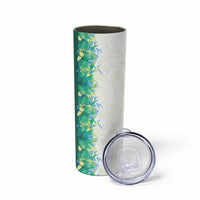 Hawaii Tropical Plant Omaomao Skinny Tumbler Vibrant Polynesian Pattern LT01 - Polynesian Pride