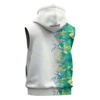 Hawaii Tropical Plant Omaomao Sleeveless Zip Hoodie Vibrant Polynesian Pattern LT01 - Polynesian Pride