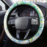 Hawaii Tropical Plant Omaomao Steering Wheel Cover Vibrant Polynesian Pattern LT01 - Polynesian Pride