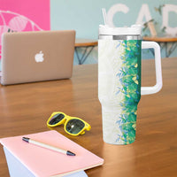Hawaii Tropical Plant Omaomao Tumbler With Handle Vibrant Polynesian Pattern LT01 - Polynesian Pride