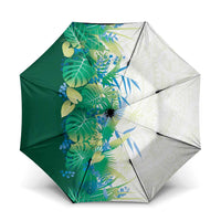 Hawaii Tropical Plant Omaomao Umbrella Vibrant Polynesian Pattern LT01 One Size Folded 11.42 inch Opened Diameter 37.4 inch Green - Polynesian Pride