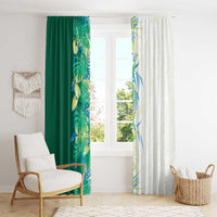 Hawaii Tropical Plant Omaomao Window Curtain Vibrant Polynesian Pattern LT01 - Polynesian Pride