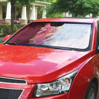 Hawaii Tropical Plant Akala Auto Sun Shade Vibrant Polynesian Pattern LT01 - Polynesian Pride