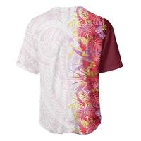 Hawaii Tropical Plant Akala Baseball Jersey Vibrant Polynesian Pattern LT01 - Polynesian Pride