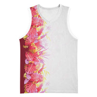 Hawaii Tropical Plant Akala Basketball Jersey Vibrant Polynesian Pattern LT01 Unisex Pink - Polynesian Pride