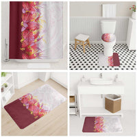 Hawaii Tropical Plant Akala Bathroom Set Vibrant Polynesian Pattern LT01 - Polynesian Pride