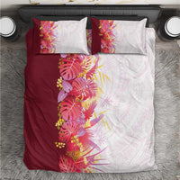 Hawaii Tropical Plant Akala Bedding Set Vibrant Polynesian Pattern LT01 Pink - Polynesian Pride