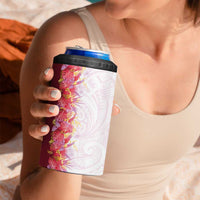 Hawaii Tropical Plant Akala 4 in 1 Can Cooler Tumbler Vibrant Polynesian Pattern LT01 - Polynesian Pride