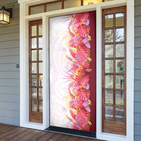 Hawaii Tropical Plant Akala Door Cover Vibrant Polynesian Pattern LT01 - Polynesian Pride