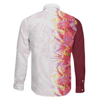 Hawaii Tropical Plant Akala Family Matching Puletasi and Hawaiian Shirt Vibrant Polynesian Pattern LT01 - Polynesian Pride