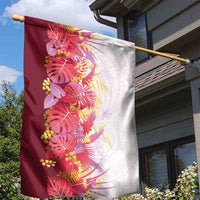 Hawaii Tropical Plant Akala Garden Flag Vibrant Polynesian Pattern LT01 - Polynesian Pride