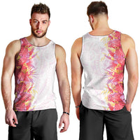 Hawaii Tropical Plant Akala Men Tank Top Vibrant Polynesian Pattern LT01 - Polynesian Pride