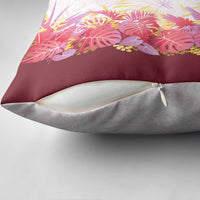 Hawaii Tropical Plant Akala Pillow Cover Vibrant Polynesian Pattern LT01 - Polynesian Pride