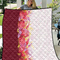 Hawaii Tropical Plant Akala Quilt Vibrant Polynesian Pattern LT01 Pink - Polynesian Pride