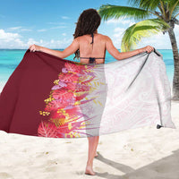 Hawaii Tropical Plant Akala Sarong Vibrant Polynesian Pattern LT01 - Polynesian Pride