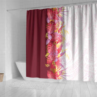 Hawaii Tropical Plant Akala Shower Curtain Vibrant Polynesian Pattern LT01 - Polynesian Pride