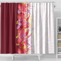 Hawaii Tropical Plant Akala Shower Curtain Vibrant Polynesian Pattern LT01 - Polynesian Pride