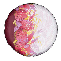 Hawaii Tropical Plant Akala Spare Tire Cover Vibrant Polynesian Pattern LT01 - Polynesian Pride