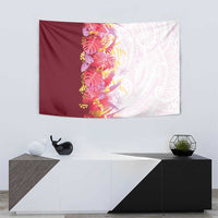 Hawaii Tropical Plant Akala Tapestry Vibrant Polynesian Pattern LT01 - Polynesian Pride