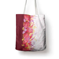 Hawaii Tropical Plant Akala Tote Bag Vibrant Polynesian Pattern LT01 - Polynesian Pride