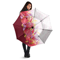 Hawaii Tropical Plant Akala Umbrella Vibrant Polynesian Pattern LT01 - Polynesian Pride