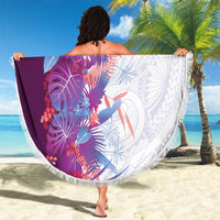 Hawaii Tropical Plant Poni Beach Blanket Vibrant Polynesian Pattern LT01 - Polynesian Pride