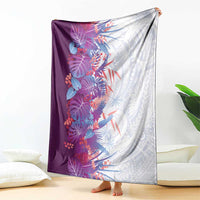 Hawaii Tropical Plant Poni Blanket Vibrant Polynesian Pattern LT01 - Polynesian Pride