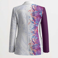 Hawaii Tropical Plant Poni Blazer Vibrant Polynesian Pattern LT01 - Polynesian Pride
