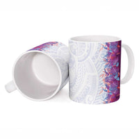 Hawaii Tropical Plant Poni Ceramic Mug Vibrant Polynesian Pattern LT01 - Polynesian Pride