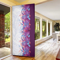 Hawaii Tropical Plant Poni Door Cover Vibrant Polynesian Pattern LT01 - Polynesian Pride