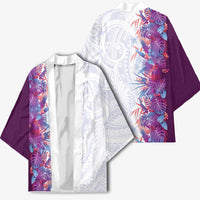 Hawaii Tropical Plant Poni Kimono Vibrant Polynesian Pattern LT01 - Polynesian Pride
