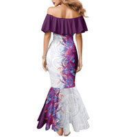 Hawaii Tropical Plant Poni Mermaid Dress Vibrant Polynesian Pattern LT01 - Polynesian Pride