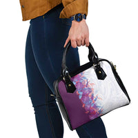 Hawaii Tropical Plant Poni Shoulder Handbag Vibrant Polynesian Pattern LT01 - Polynesian Pride