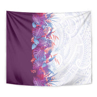 Hawaii Tropical Plant Poni Tapestry Vibrant Polynesian Pattern LT01 - Polynesian Pride