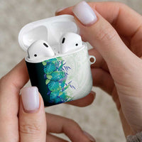 Hawaii Tropical Plant Teal AirPods Case Vibrant Polynesian Pattern LT01 - Polynesian Pride